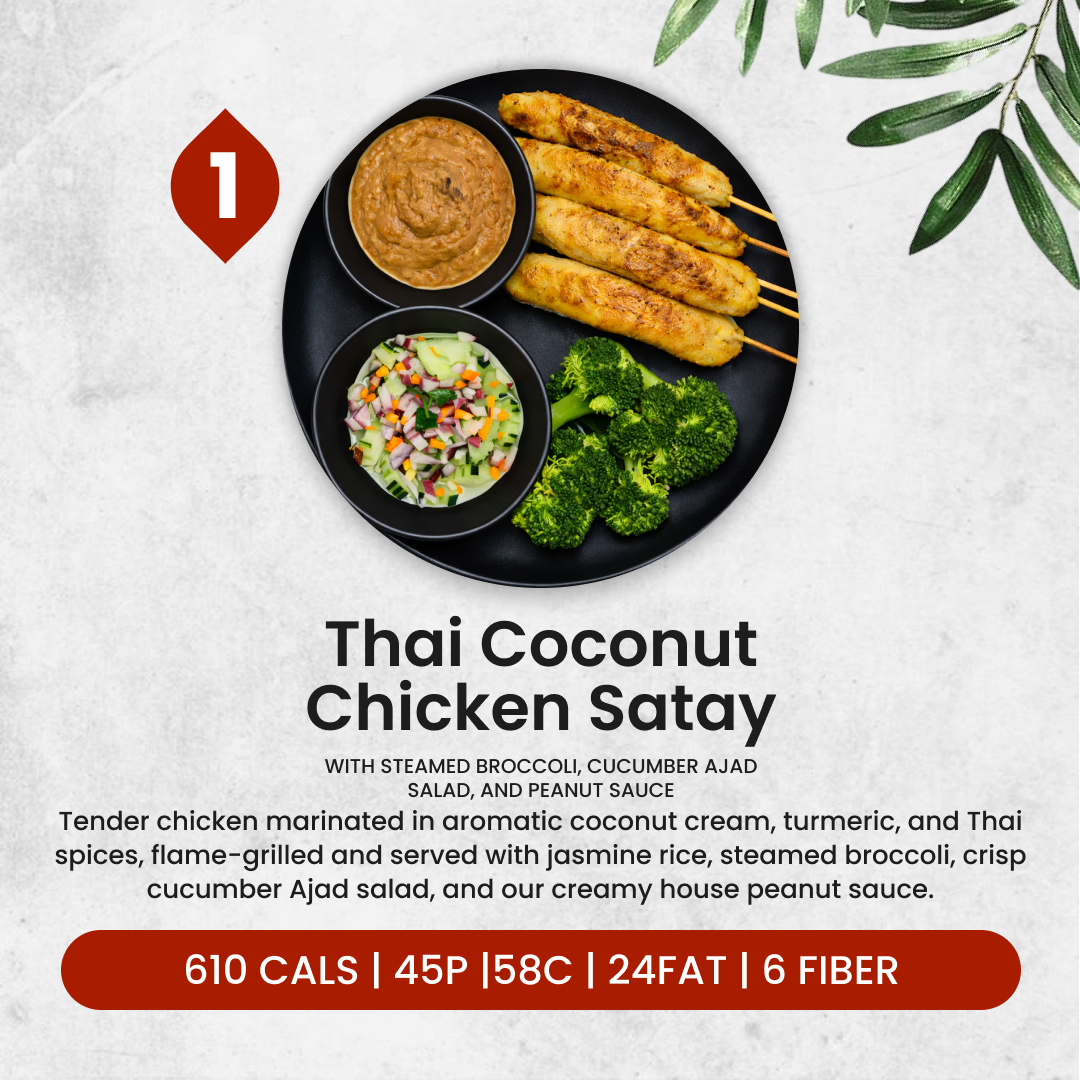 Thai Coconut Chicken Satay