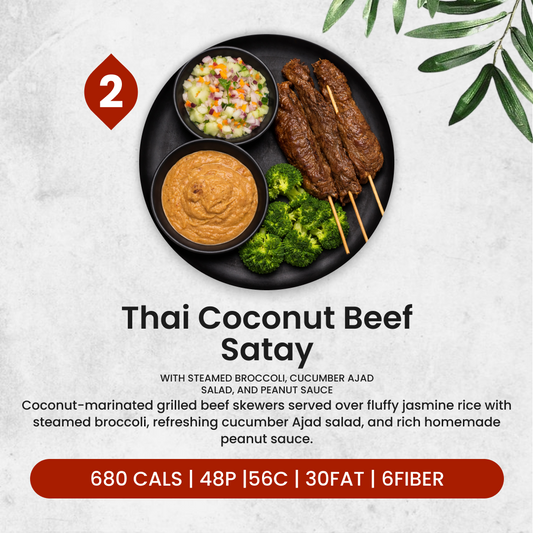 Thai Coconut Beef Satay